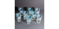 Verres Dominion Glass vintage (8 pcs) 